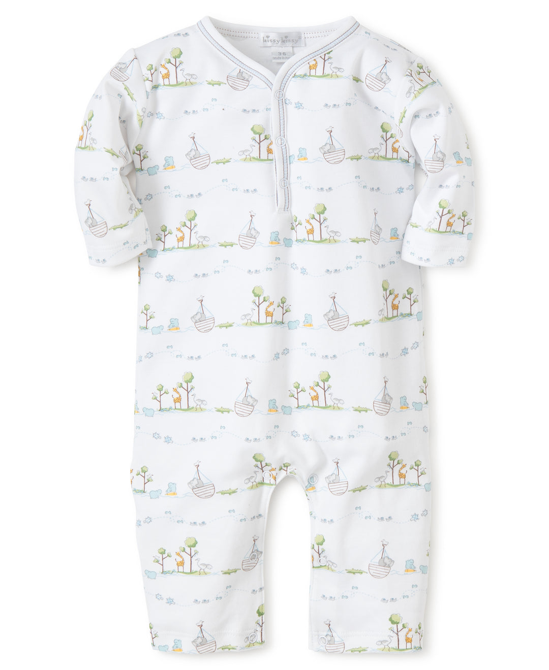 Noah's Print Playsuit BLUE