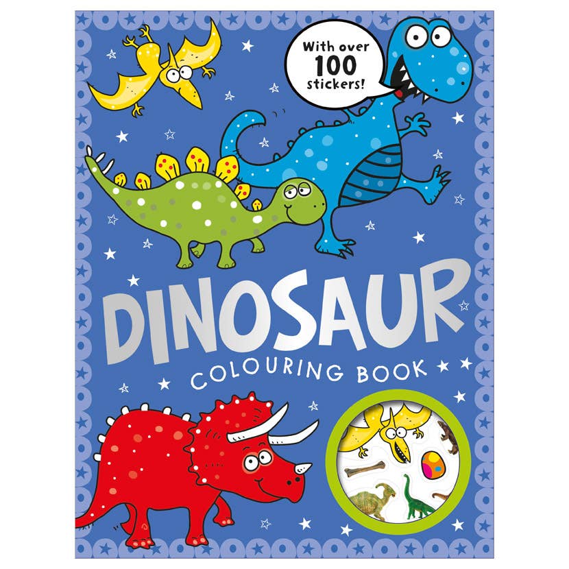 Cartoon Dinosaur Colouring Book