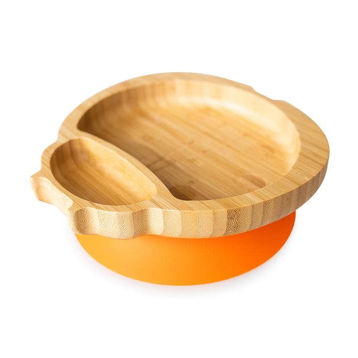 Bamboo Ladybird Plate with Suction Base