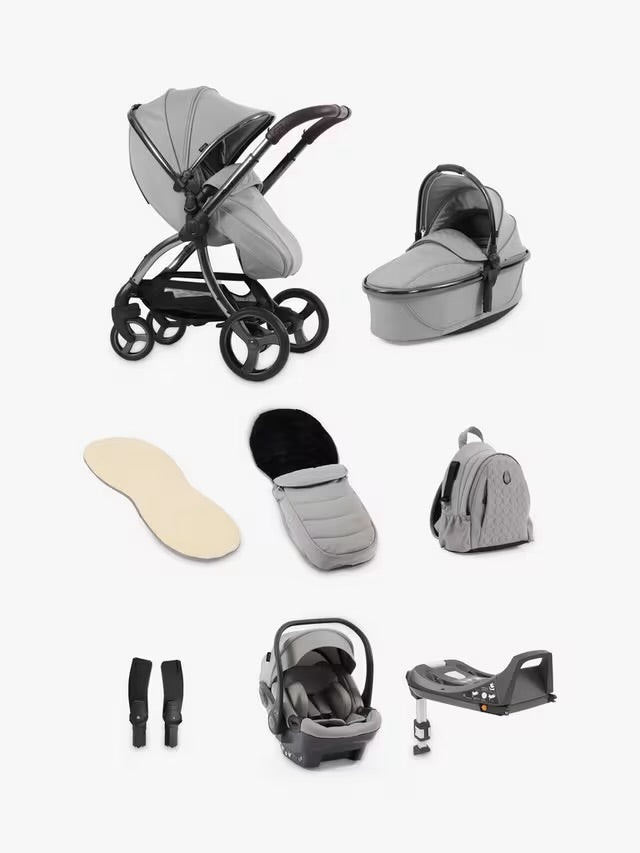 Egg3 Luxury Bundle - Collection Colours with Egg Shell Car Seats