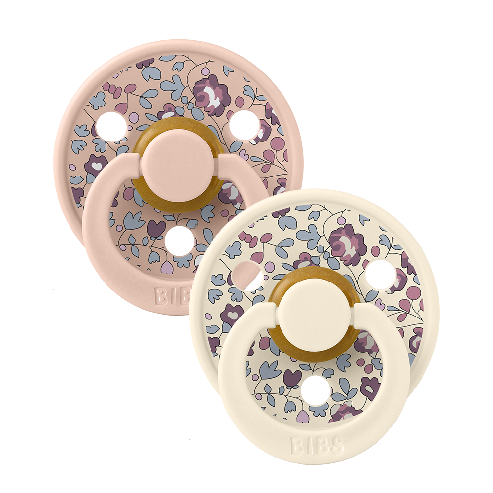 BIBS x Liberty 2 PACK Colour Eloise Latex Size 2 Blush Mix