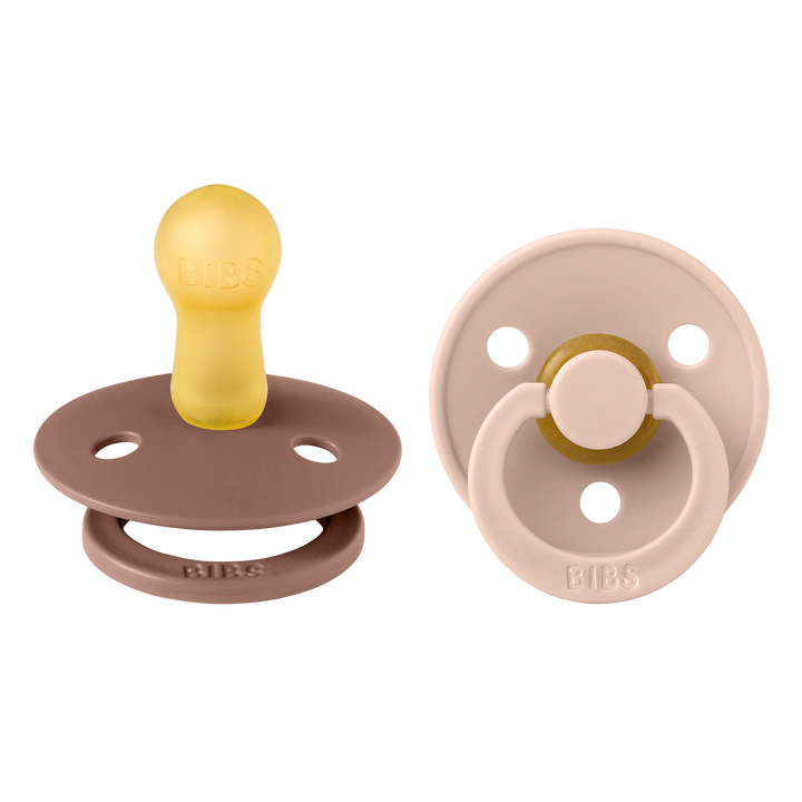 BIBS Colour 2 PACK Latex Size 2 Woodchuck/Blush