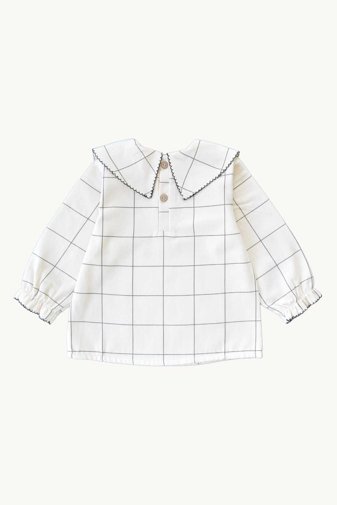 Baby / Girl Blouse Check Patterned 100% Cotton OEKO-TEX