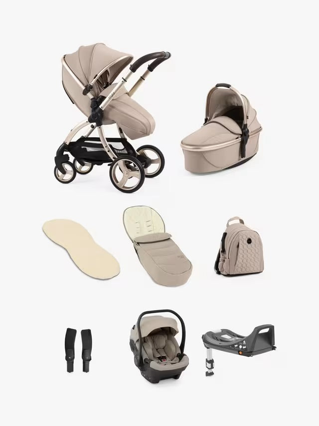 Egg3 Luxury Bundle - Collection Colours with Egg Shell Car Seats
