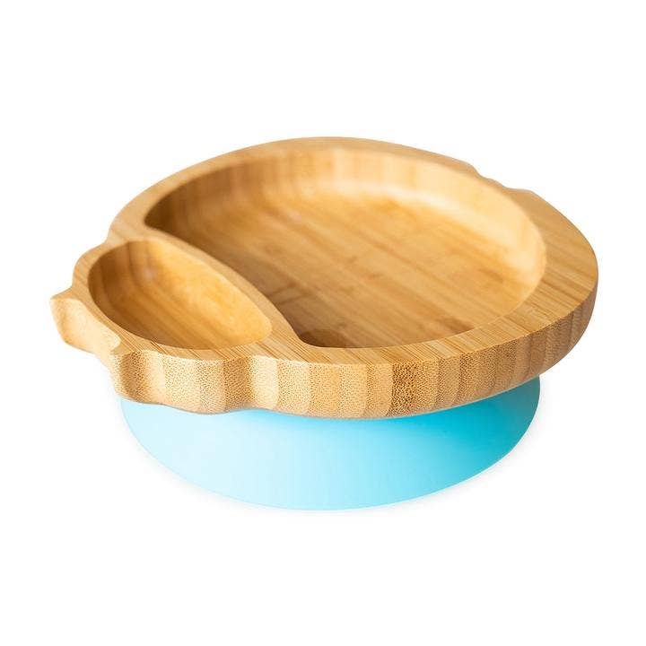 Bamboo Ladybird Plate with Suction Base