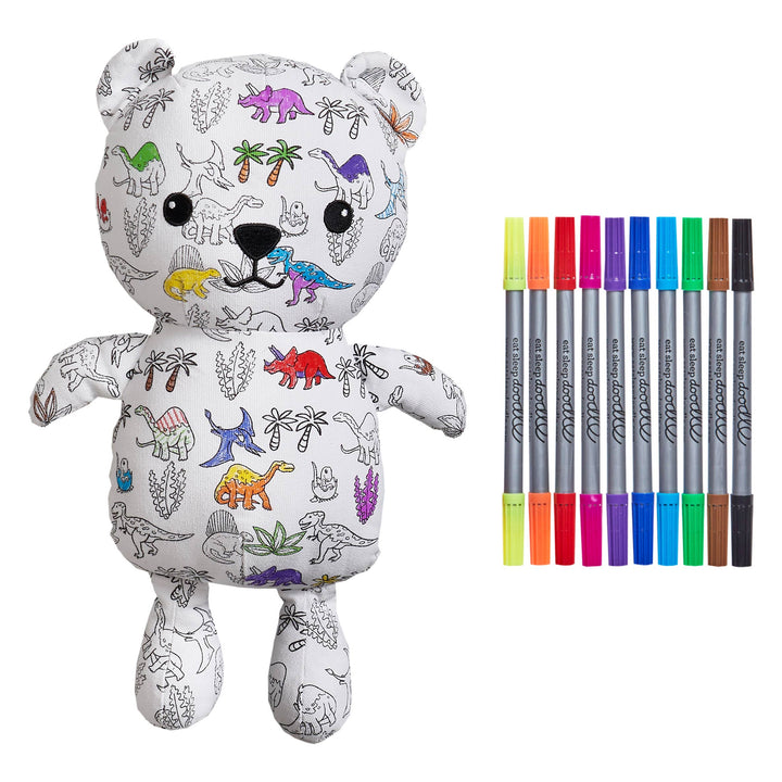 Colour in dinosaur Artie Bear
