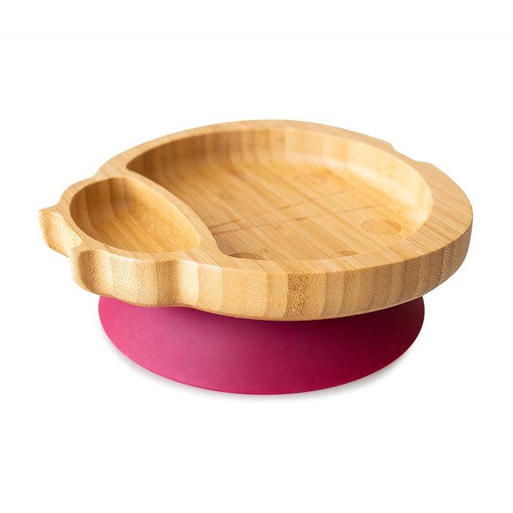 Bamboo Ladybird Plate with Suction Base