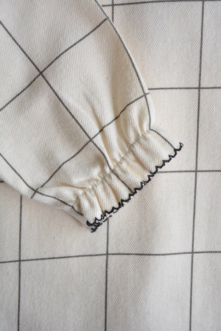 Baby / Girl Blouse Check Patterned 100% Cotton OEKO-TEX