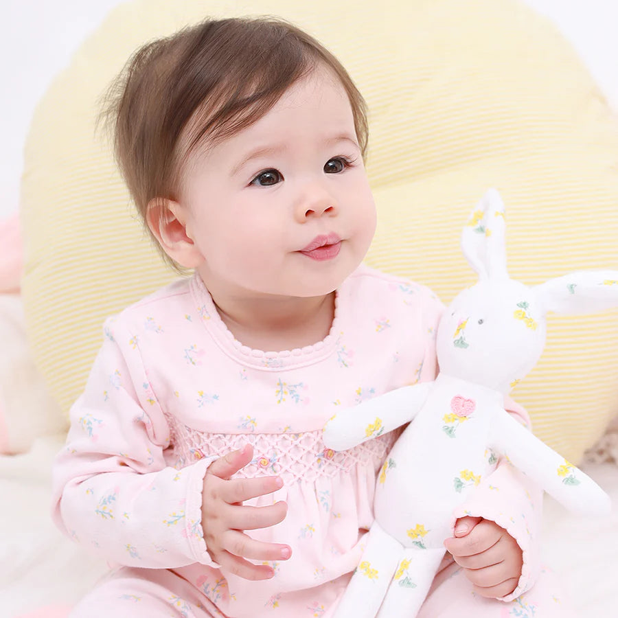 Ambrella Print Smocked Babygro