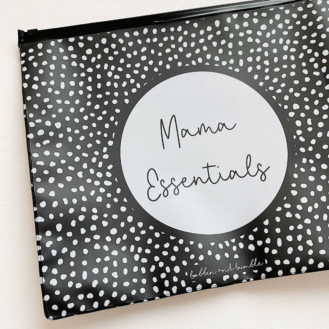 Unisex Zip Lock Hospital Organiser Bags - Spotty Print