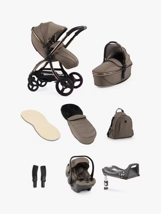 Egg3 Luxury Bundle - Collection Colours with Egg Shell Car Seats
