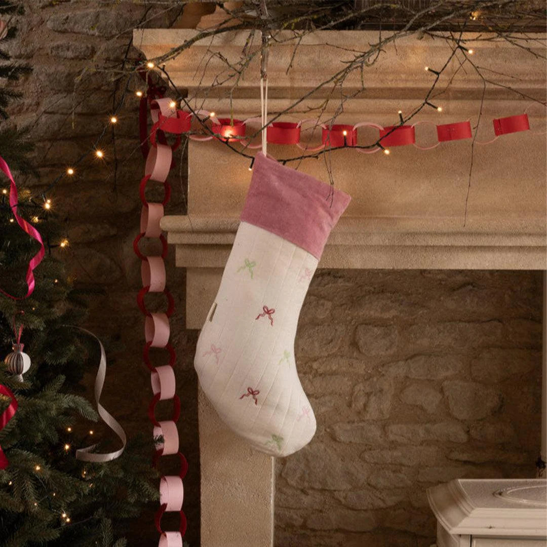 Christmas Stocking - Bows