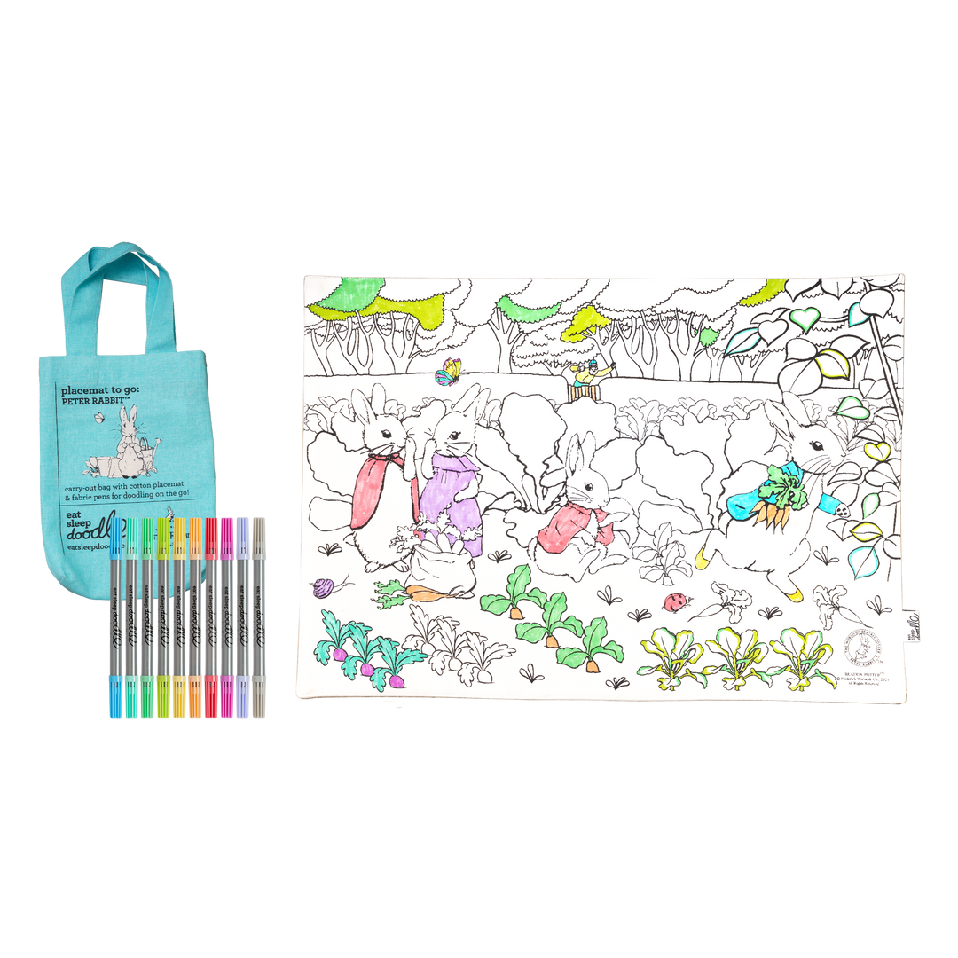 Peter Rabbit™ Placemat to Go - Colouring Craft Kit