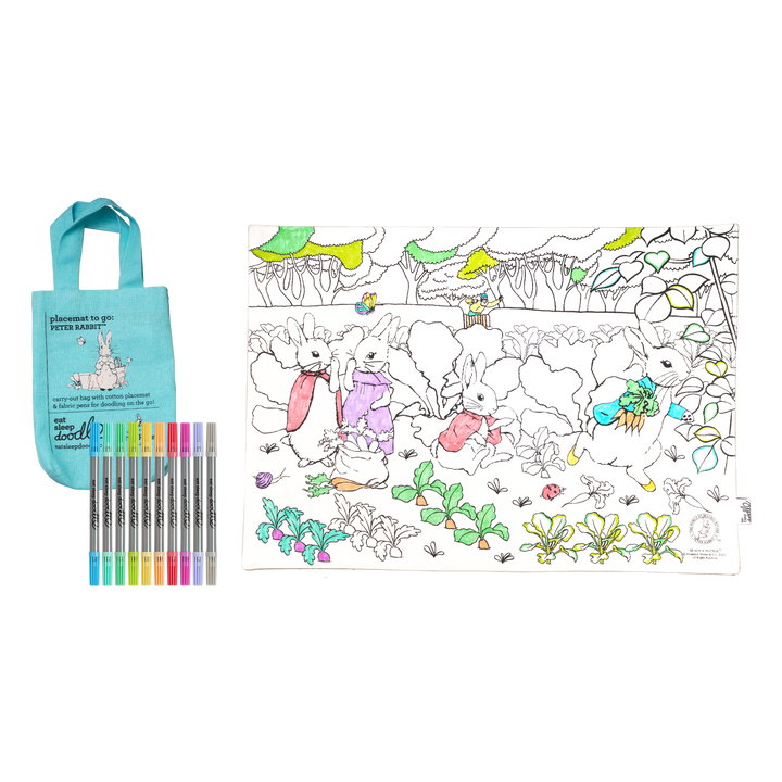 Peter Rabbit™ Placemat to Go - Colouring Craft Kit