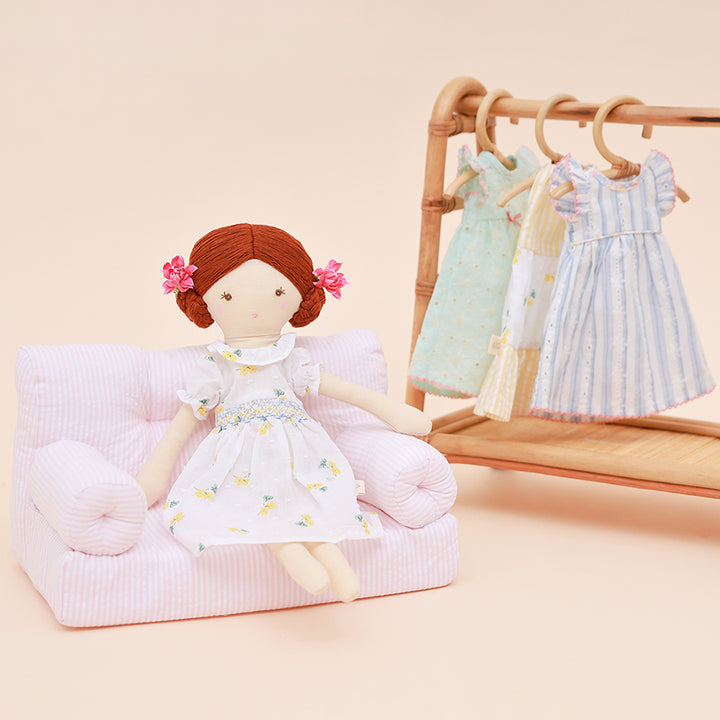 Liliana Hand Smocked Doll