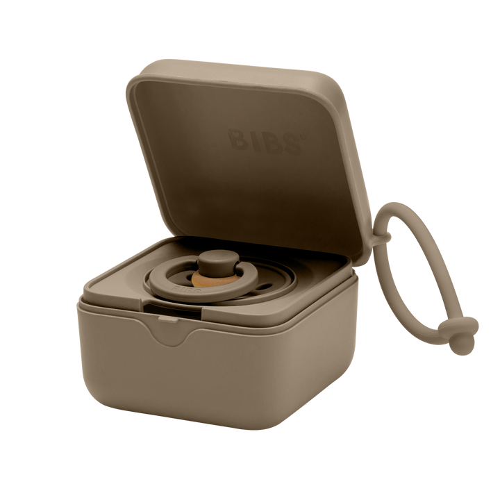 BIBS Pacifier Box Dark Oak