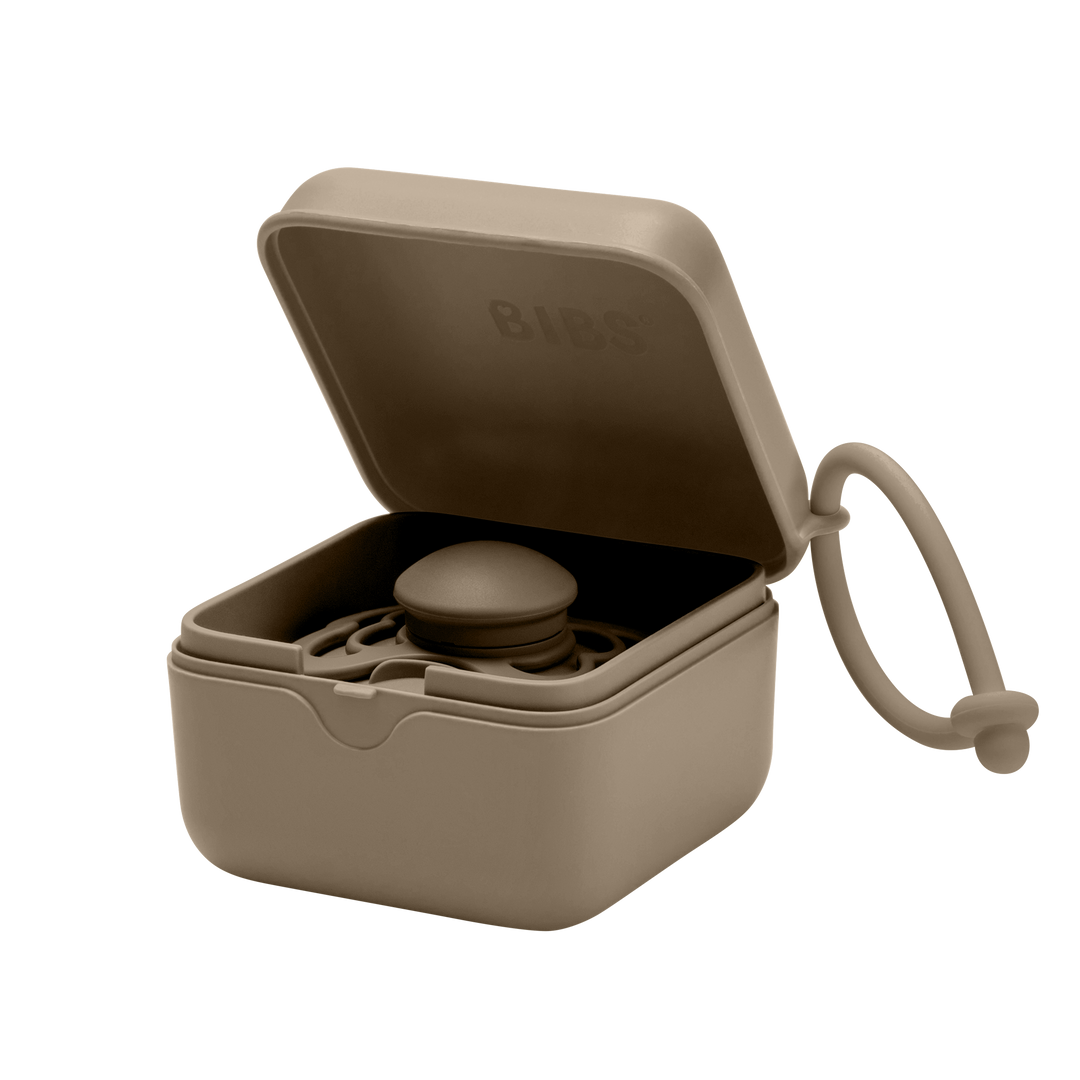 BIBS Pacifier Box Dark Oak