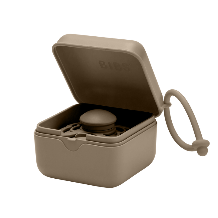 BIBS Pacifier Box Dark Oak