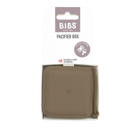 BIBS Pacifier Box Dark Oak
