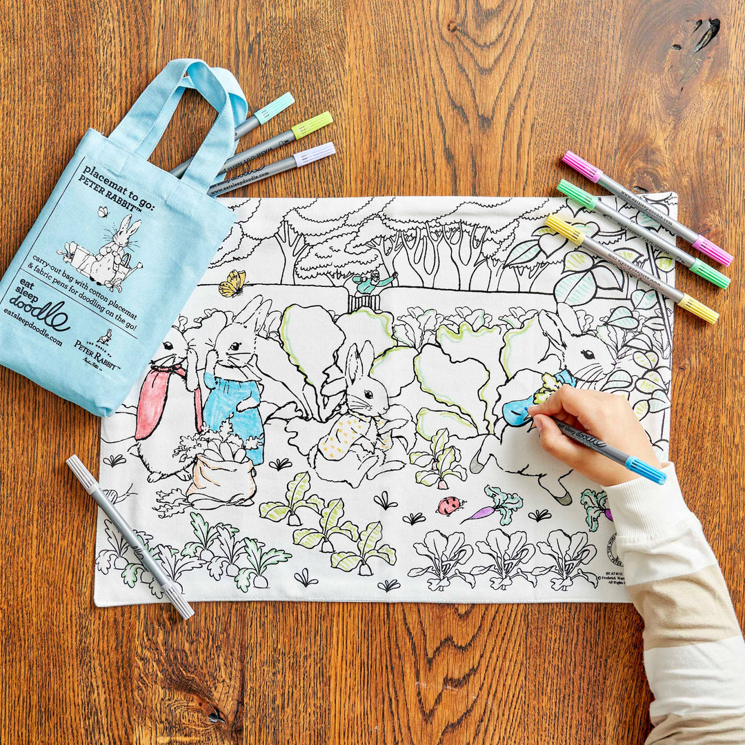 Peter Rabbit™ Placemat to Go - Colouring Craft Kit