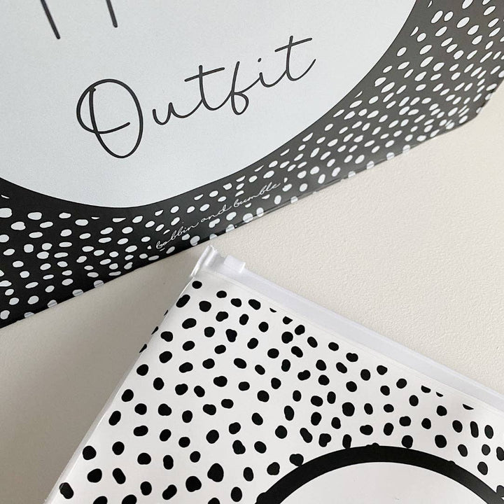 Unisex Zip Lock Hospital Organiser Bags - Spotty Print