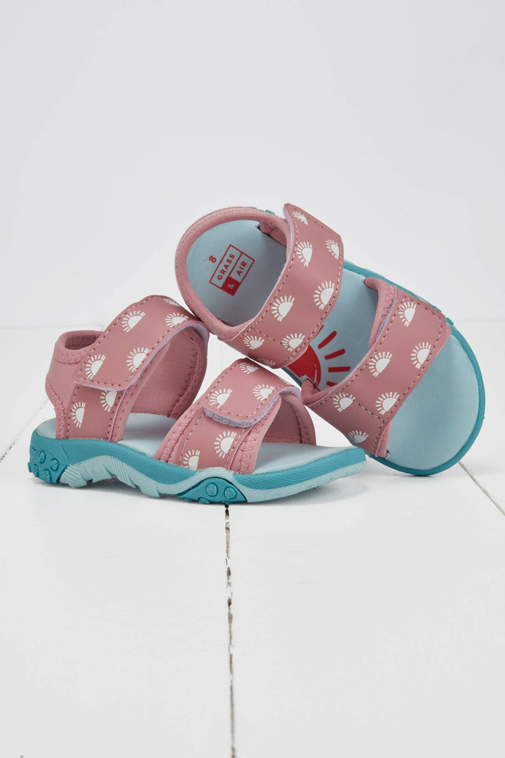 Grass & Air Kids Rose Colour-Changing Sandals