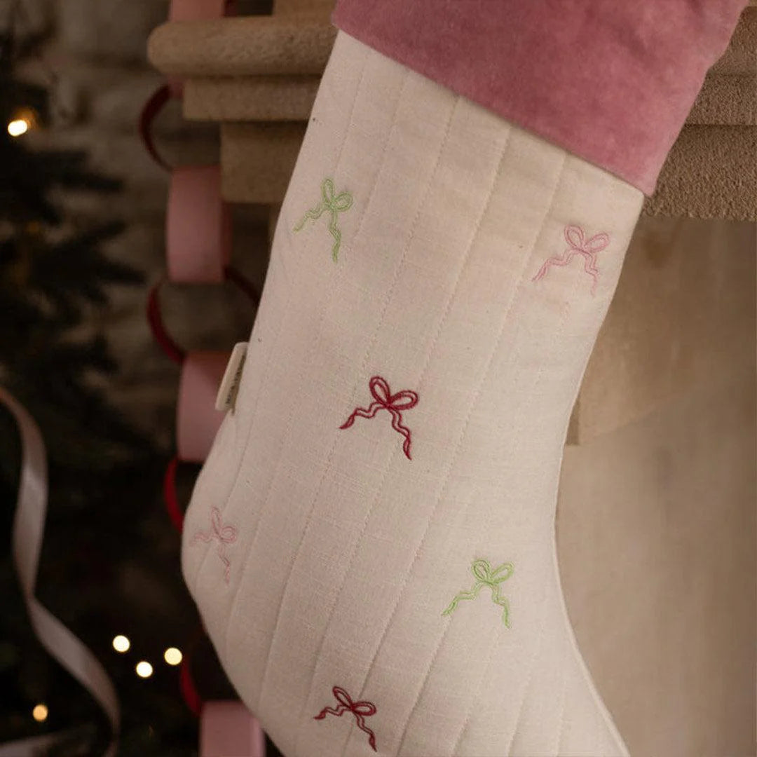 Christmas Stocking - Bows