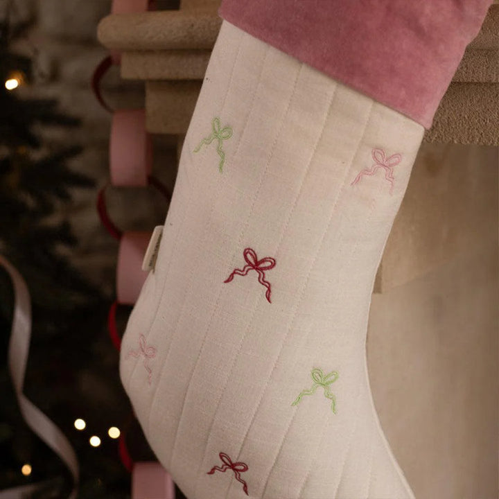 Christmas Stocking - Bows