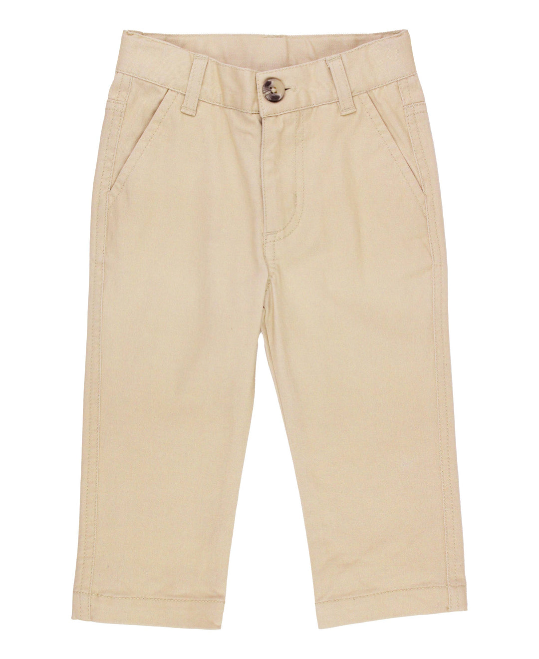 Boys Khaki Stretch Chino Pants