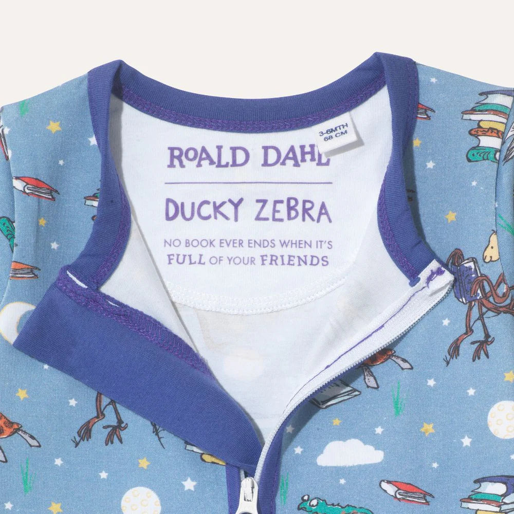 Roald Dahl X Ducky Zebra ‘Storytime’ Sleepsuit
