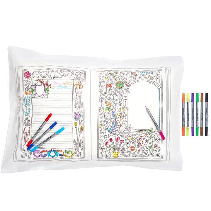 Fairytales and Legends Pillowcase - DIY Colouring Kit