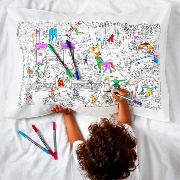 Fairytales and Legends Pillowcase - DIY Colouring Kit