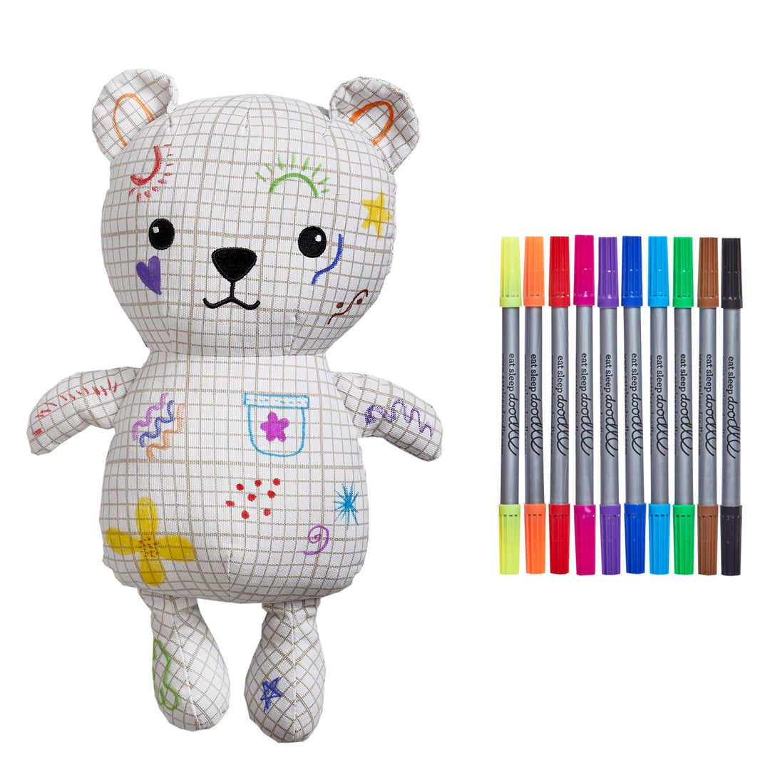 Colour in & doodle Artie Bear