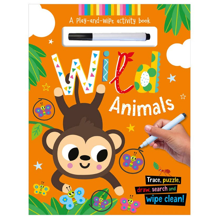 Wipe-Clean Wild Animals