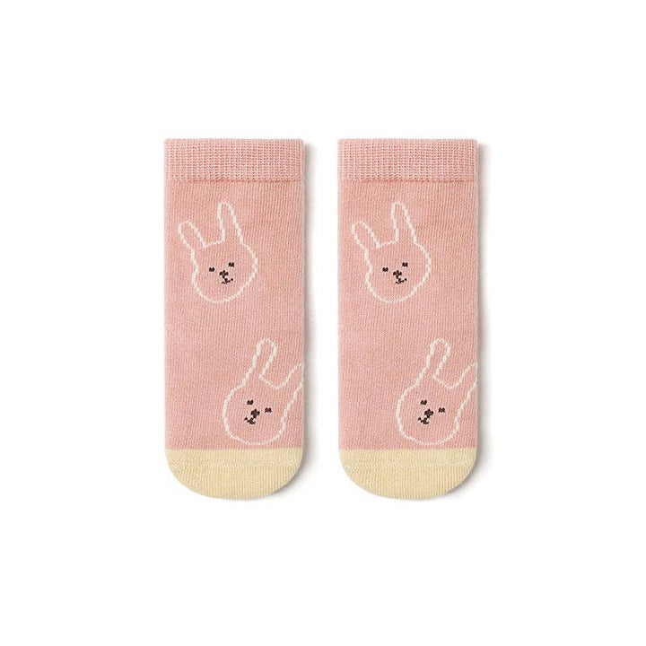 New Arrival Baby Floor Socks Cute Cartoon Boneless Non-slip: M(1-3Y) / Beige