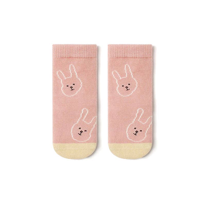 New Arrival Baby Floor Socks Cute Cartoon Boneless Non-slip: S(6-12M) / Yellow