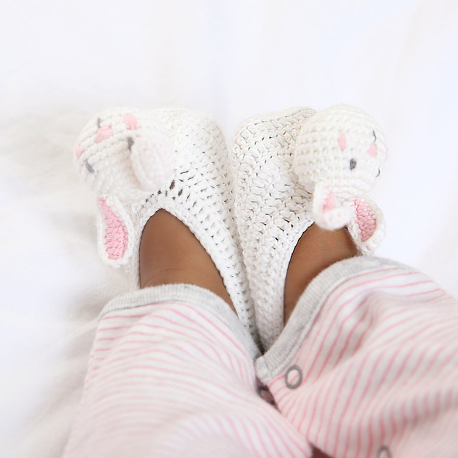 Crochet Bella Bunny Booties