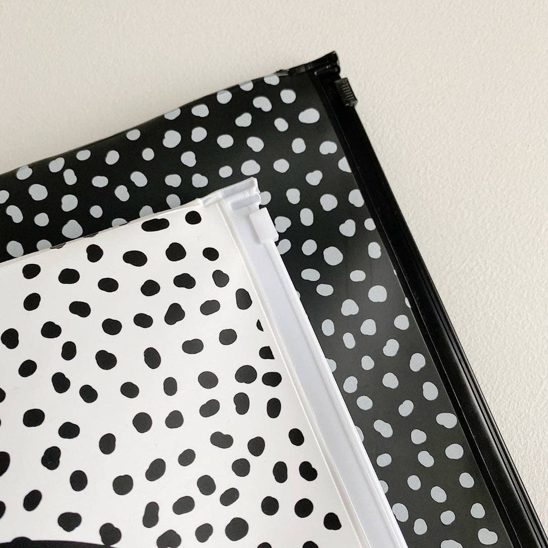 Unisex Zip Lock Hospital Organiser Bags - Spotty Print