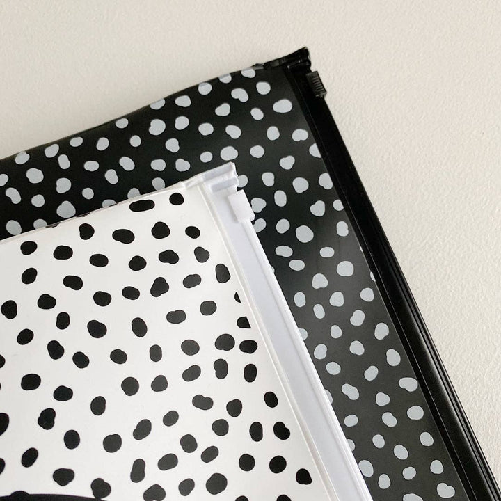 Unisex Zip Lock Hospital Organiser Bags - Spotty Print