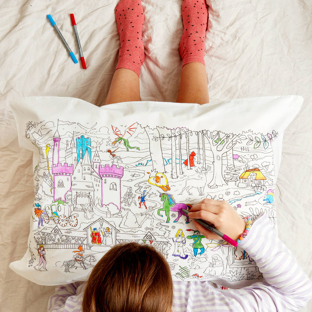 Fairytales and Legends Pillowcase - DIY Colouring Kit