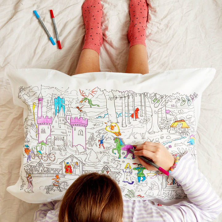 Fairytales and Legends Pillowcase - DIY Colouring Kit