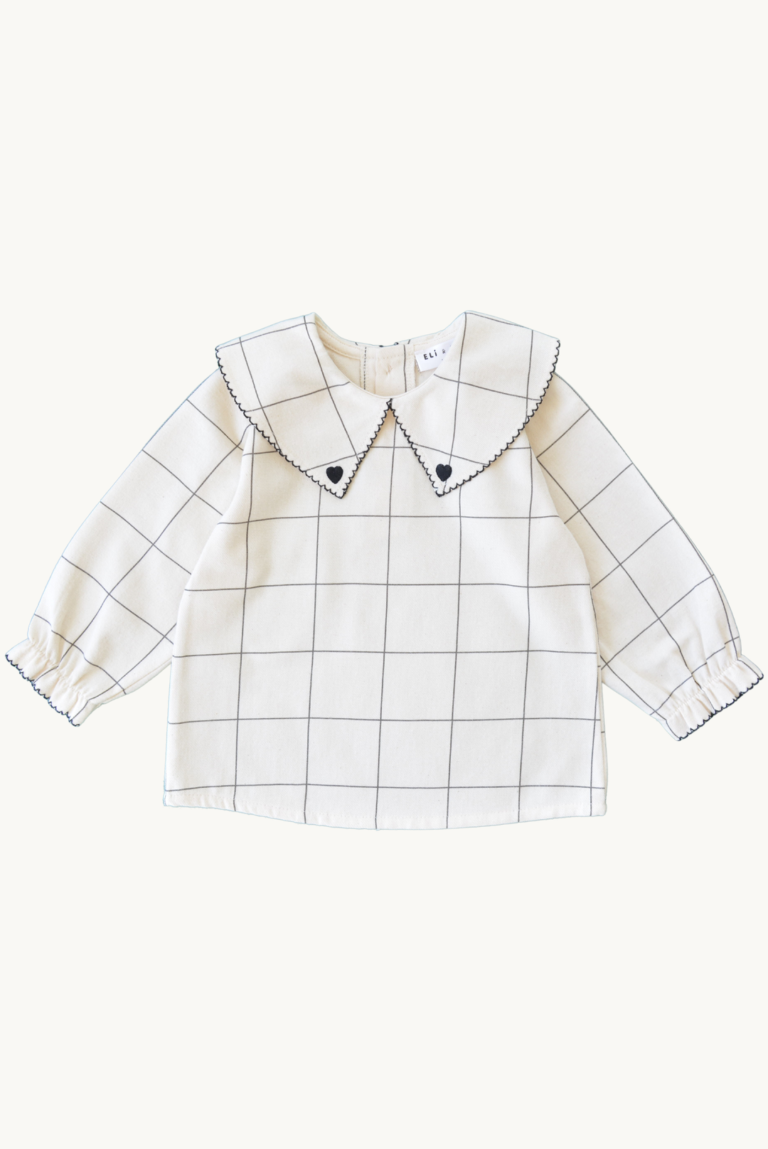 Baby / Girl Blouse Check Patterned 100% Cotton OEKO-TEX