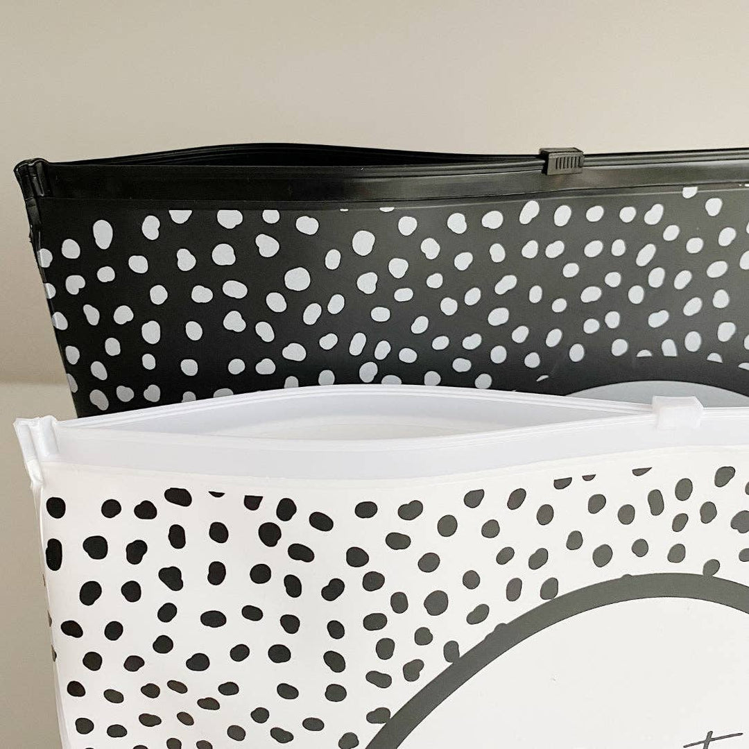 Unisex Zip Lock Hospital Organiser Bags - Spotty Print