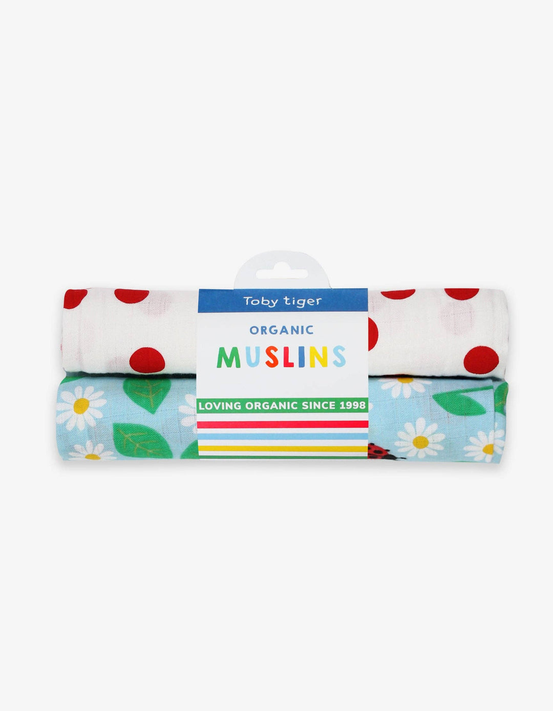 Organic English Garden Print Muslin 2-Pack