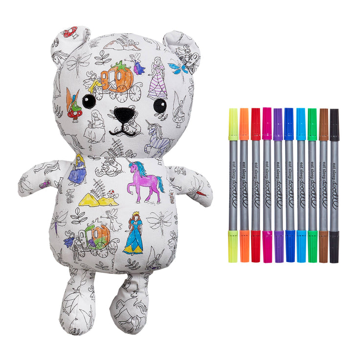 Colour in fairytale Artie Bear