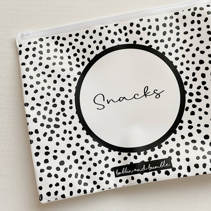 Unisex Zip Lock Hospital Organiser Bags - Spotty Print