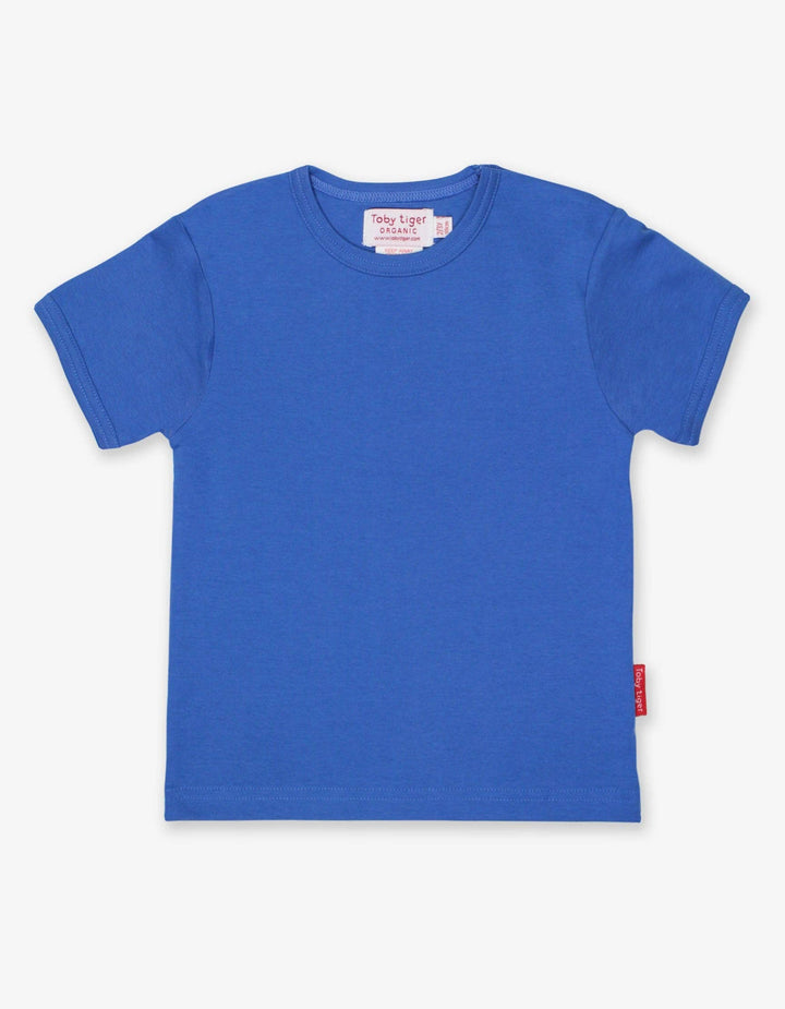 Organic Blue Basic T-Shirt
