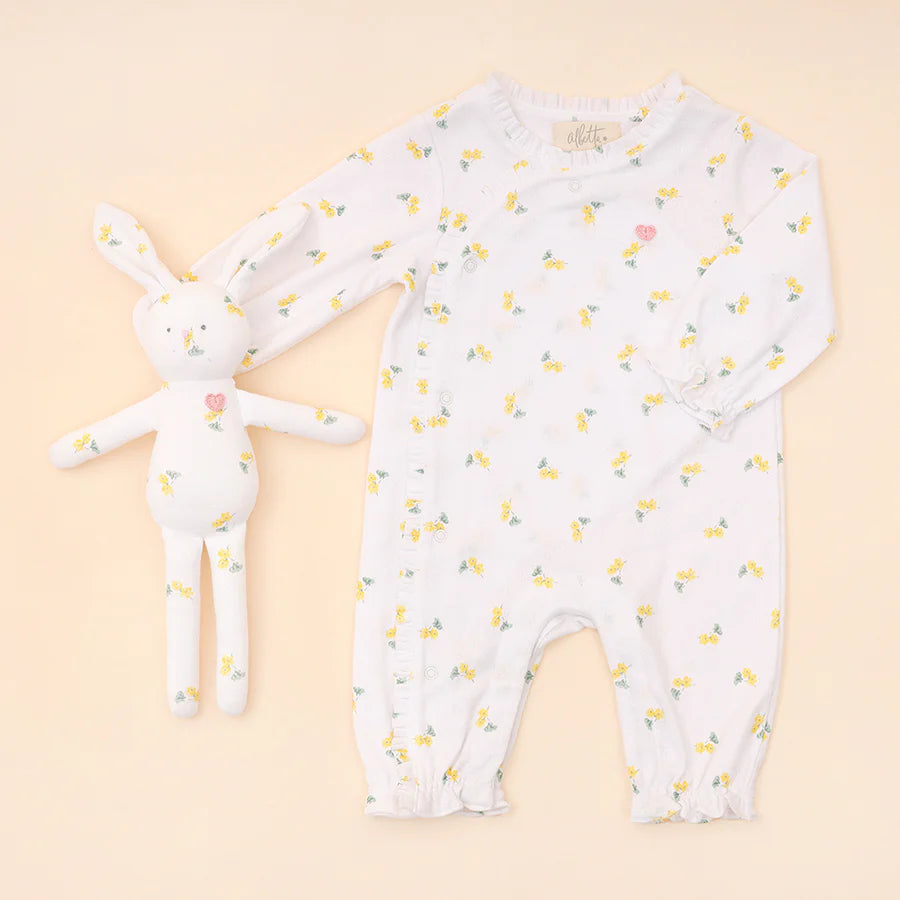 Liliana Crochet Heart Babygro