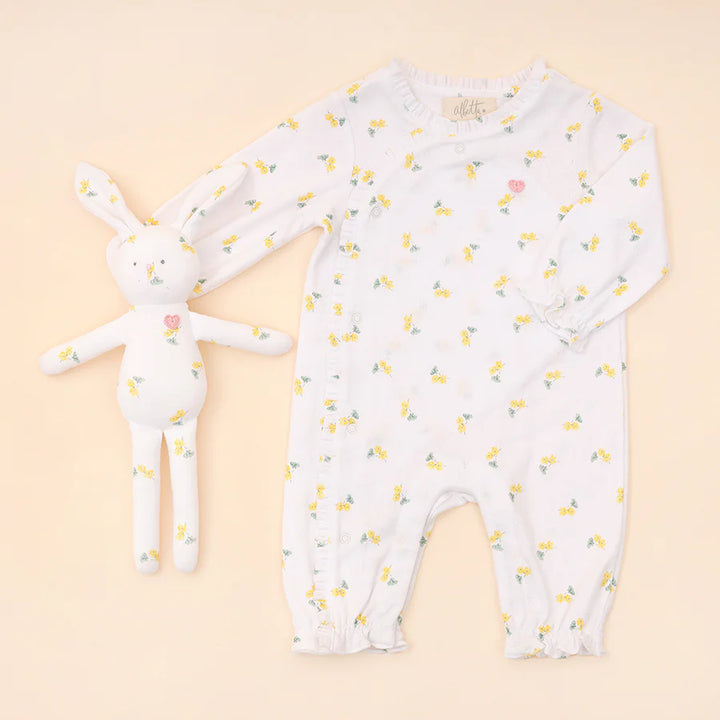 Liliana Crochet Heart Babygro