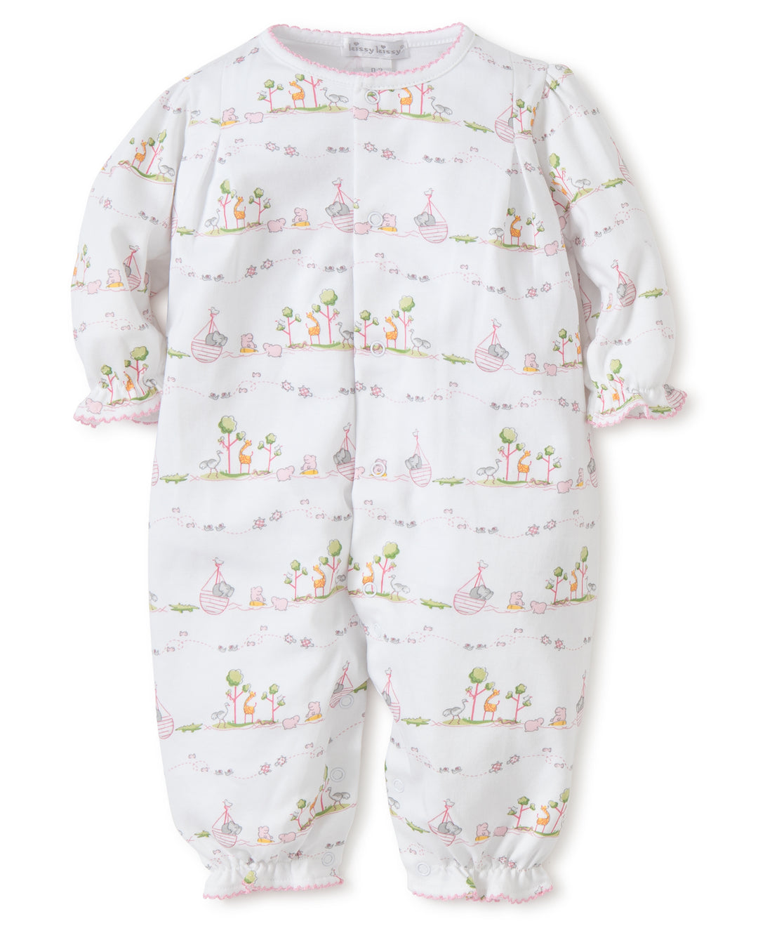 Noah's Print Playsuit PINK